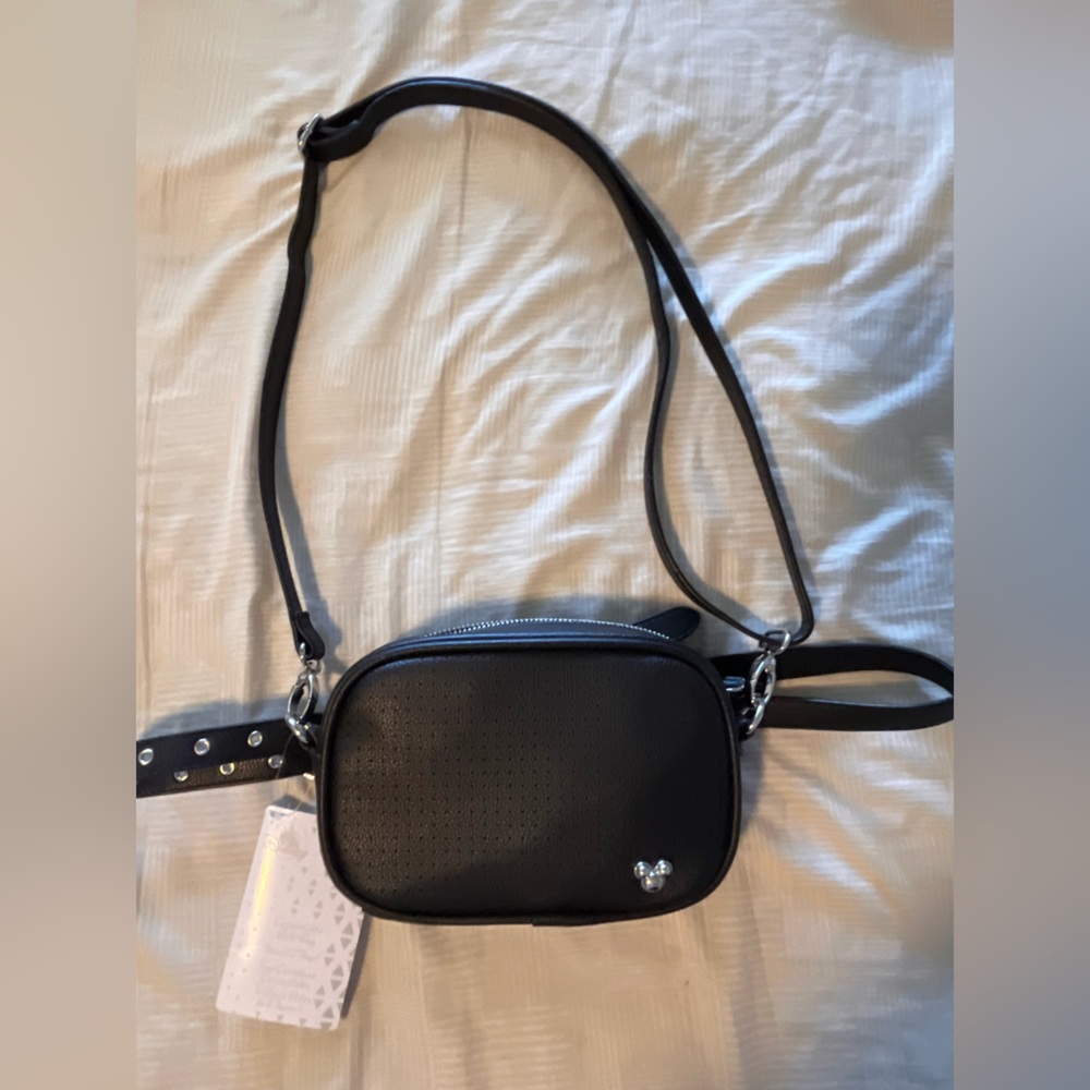 Disney Black Travel Bag with Silver Accents